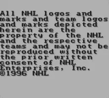 Image n° 1 - screenshots  : NHL '96